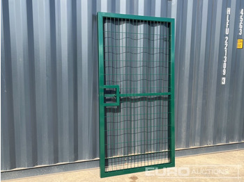 Maquinaria agrícola 1.2m x 2.4m Pedestrian Gate, Heavy Duty Galvanized Powder Coated, 80mm x 80mm x 3m Post (2 of), Assembly Kit (Green): foto 2