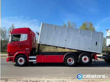 Camión volquete Scania R450 LB6X2*4HNB Euro 6 - Year 2016 - RETARDER - ALUMINIUM kipper + FLOOR  kipper aanhangwagen - Good Condition !!: foto 5