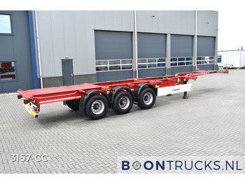Semirremolque portacontenedore/ Intercambiable Krone SD BOX LINER | 2x20-40ft HC * 4650 Kg * FIXED CHASSIS * APK 10-2024 * 8x AVAILABLE: foto 1