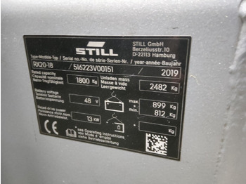 Carretilla elevadora eléctrica Still RX20-18/BRONZE: foto 5