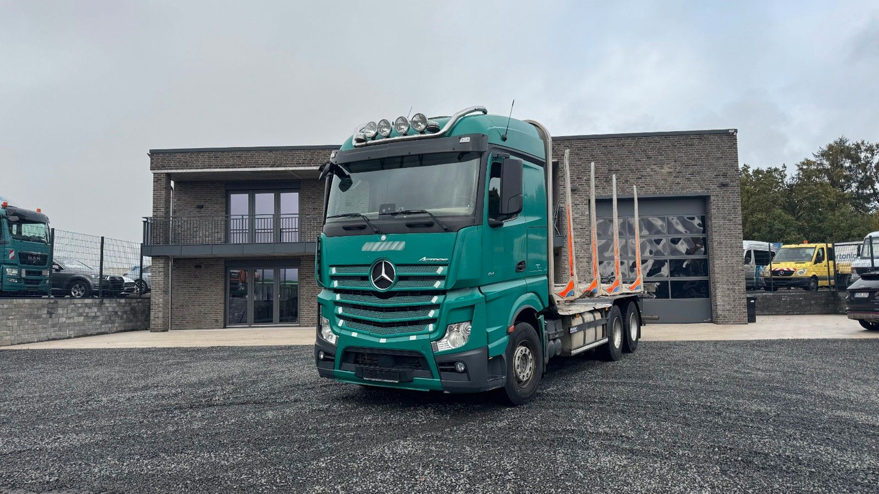 Mercedes-Benz Actros 2645 Holztransporter ohne Kran - Camión forestal: foto 1 Mercedes-Benz Actros 2645 Holztransporter ohne Kran - Camión forestal: foto 1