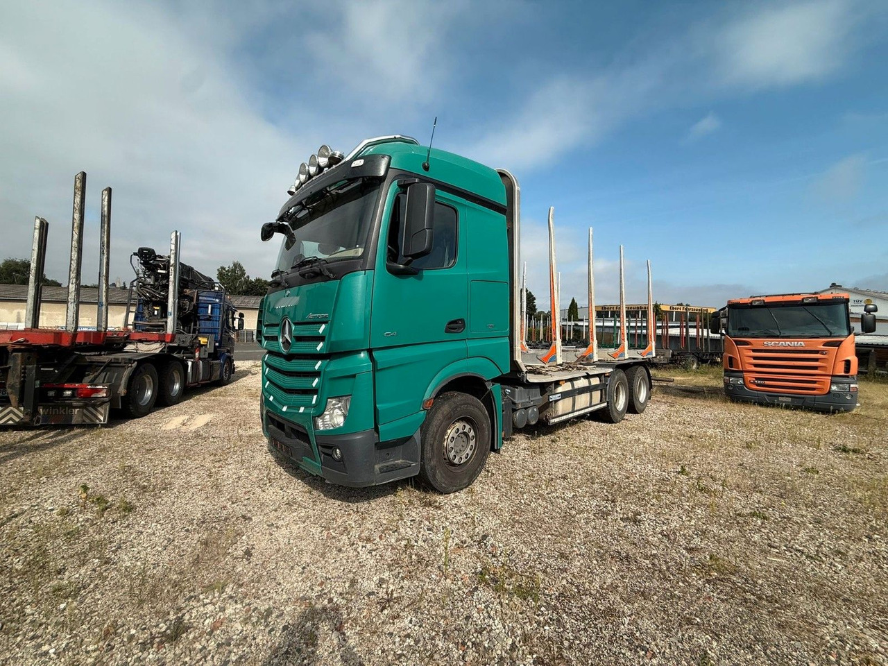 Mercedes-Benz Actros 2648 Holztransporter Kran Vorbereitet - Camión forestal: foto 1 Mercedes-Benz Actros 2648 Holztransporter Kran Vorbereitet - Camión forestal: foto 1