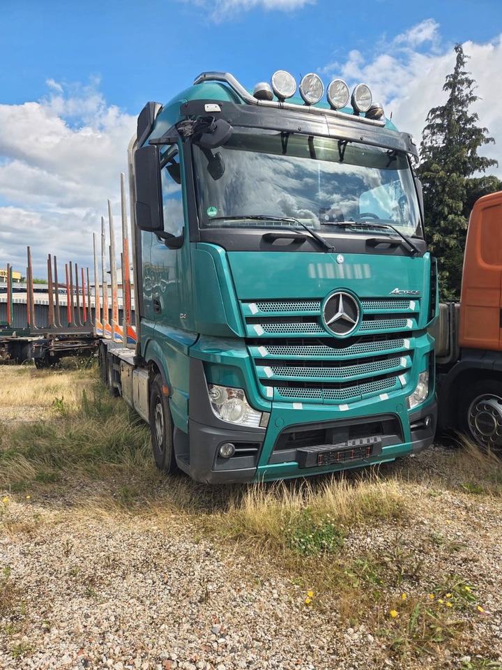 Mercedes-Benz Actros 2648 Holztransporter Kran Vorbereitet - Camión forestal: foto 1 Mercedes-Benz Actros 2648 Holztransporter Kran Vorbereitet - Camión forestal: foto 1