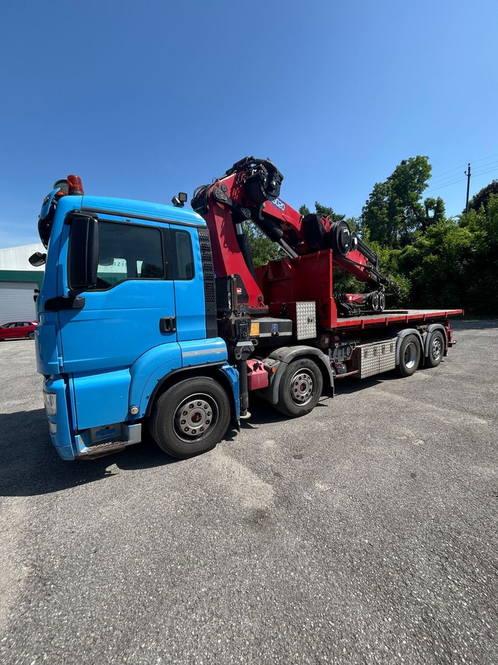 MAN TGS 8x2 mit HMF Kran 6020 Jip Winde - Camión grúa: foto 1 MAN TGS 8x2 mit HMF Kran 6020 Jip Winde - Camión grúa: foto 1