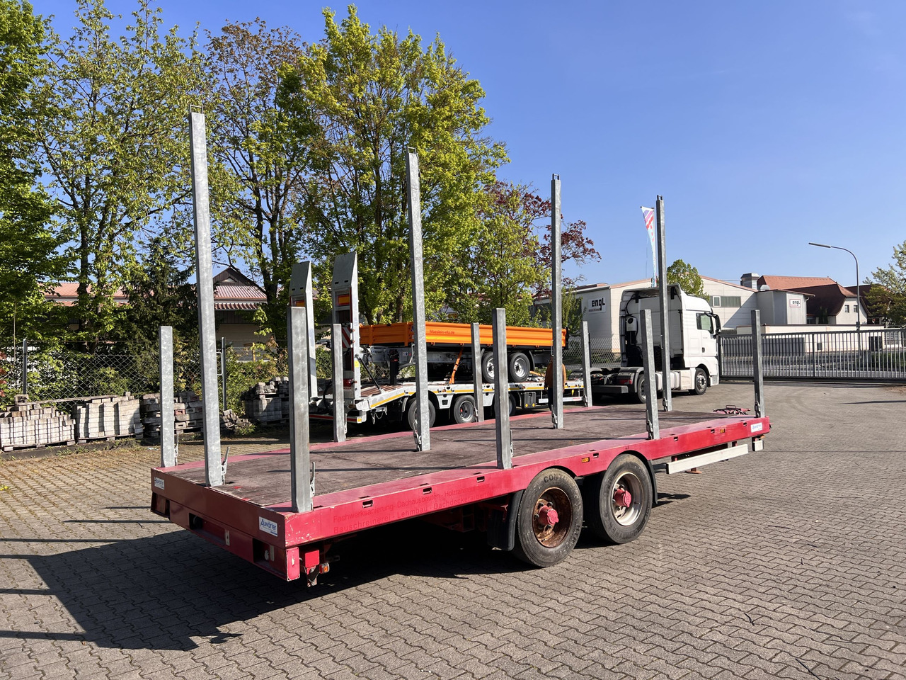 Auwaerter X-LTL110 Tandempritsche, ausziehbar - Remolque plataforma/ Caja abierta: foto 4 Auwaerter X-LTL110 Tandempritsche, ausziehbar - Remolque plataforma/ Caja abierta: foto 4