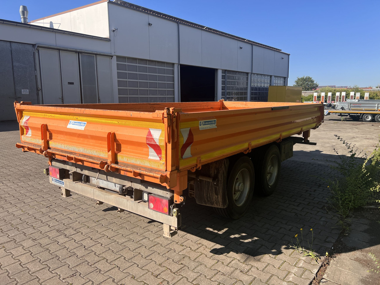 Remolque volquete Blomenroehr 888/14000  14 t Tandemkipper- Tieflader: foto 6
