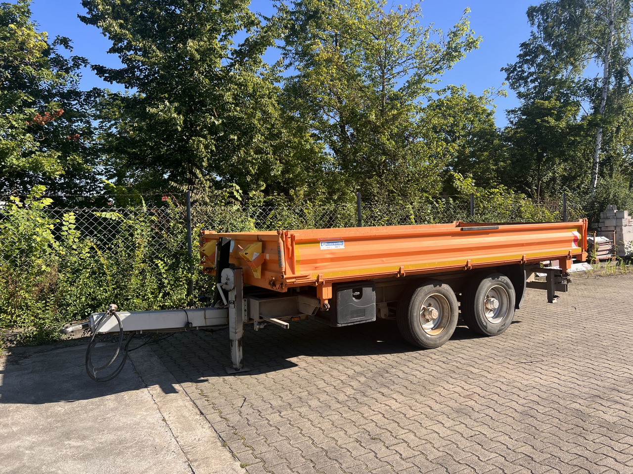 Blomenroehr 888/14000 14 t Tandemkipper- Tieflader - Remolque volquete: foto 4 Blomenroehr 888/14000 14 t Tandemkipper- Tieflader - Remolque volquete: foto 4
