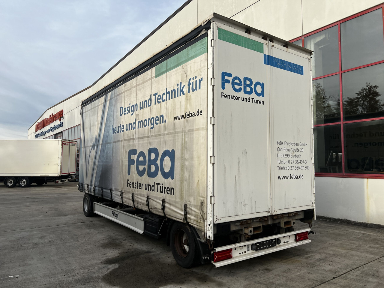 Fliegl ZPS180 2 Achs Jumbo-Planenanhänger - Remolque con toldo: foto 4 Fliegl ZPS180 2 Achs Jumbo-Planenanhänger - Remolque con toldo: foto 4