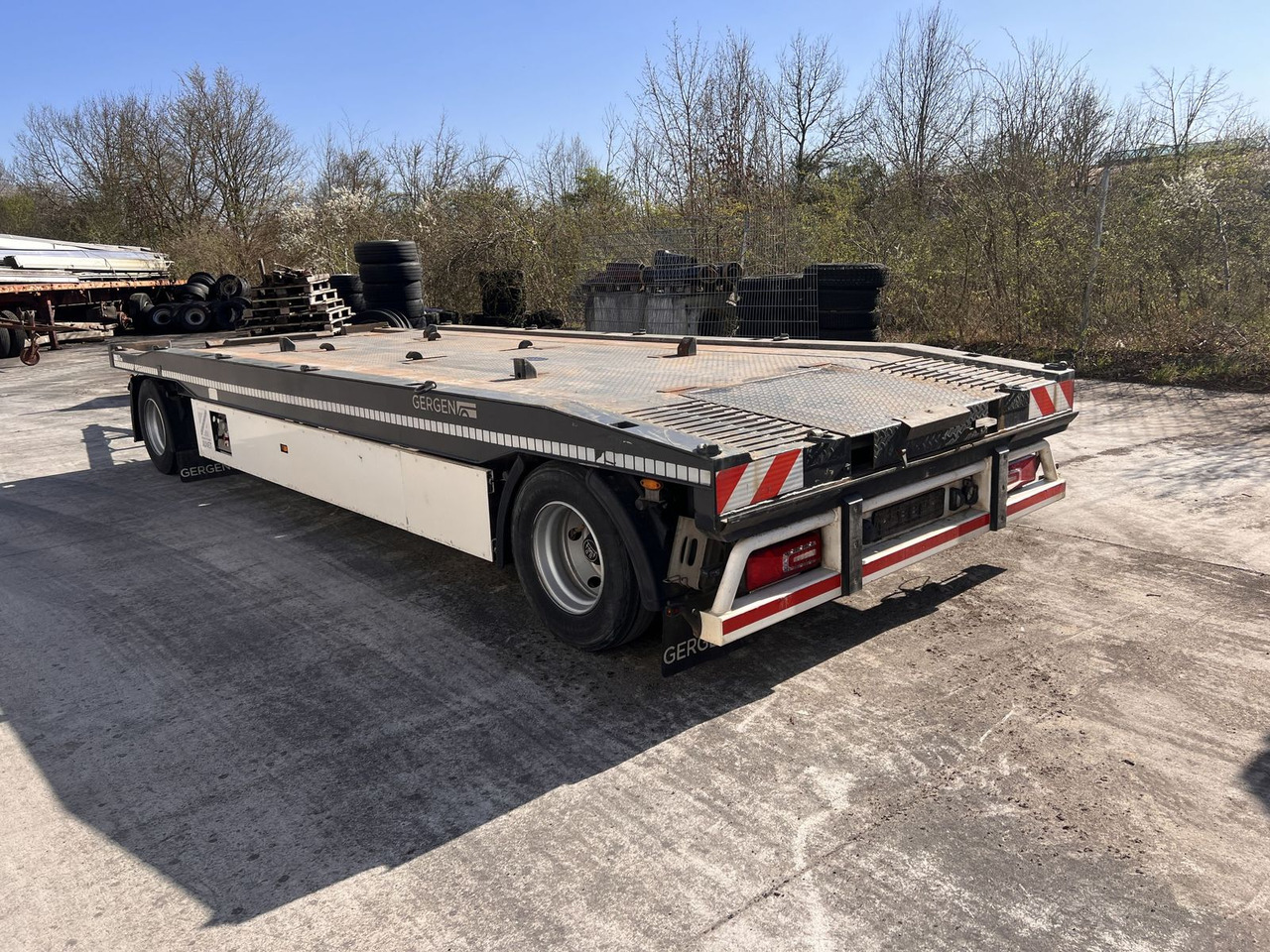 Hüffermann 2 Achs Kombianhänger- Tieflader - Remolque multilift/ Portacontenedores de cadenas: foto 5 Hüffermann 2 Achs Kombianhänger- Tieflader - Remolque multilift/ Portacontenedores de cadenas: foto 5