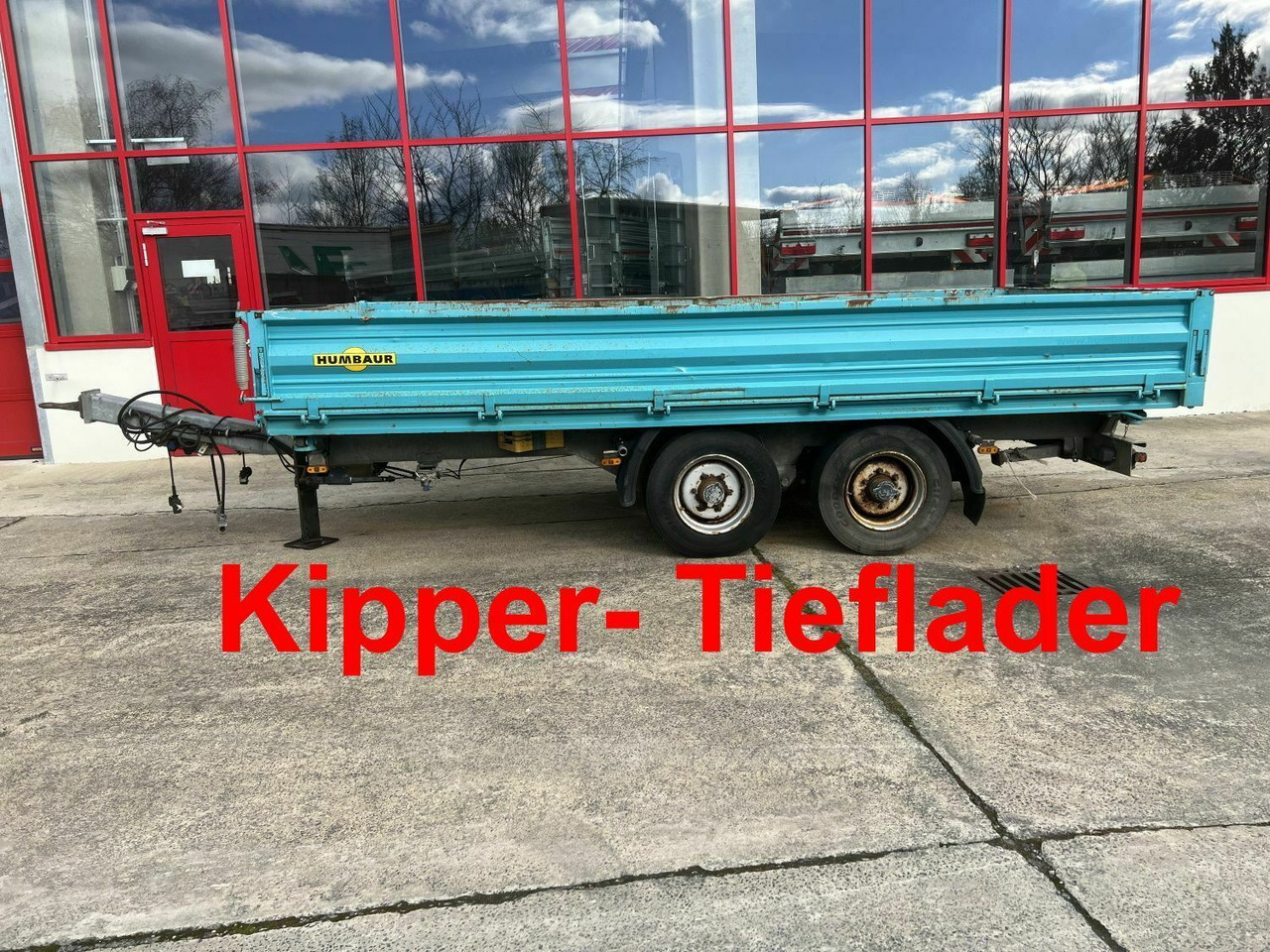 Humbaur Tandem Kipper- Tieflader - Remolque volquete: foto 1 Humbaur Tandem Kipper- Tieflader - Remolque volquete: foto 1
