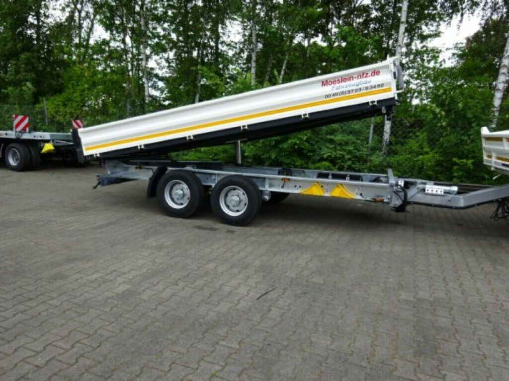 Remolque volquete Möslein  13 t Tandem 3- Seitenkipper Tieflader-- Neufahr: foto 11