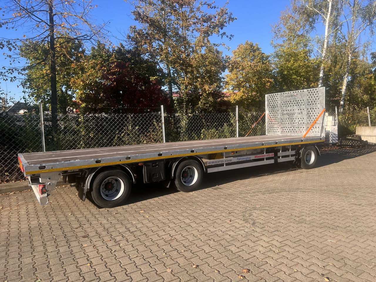 Remolque plataforma/ Caja abierta Möslein  3 Achs Jumbo- Plato- Anhänger 9 m, Mega: foto 6