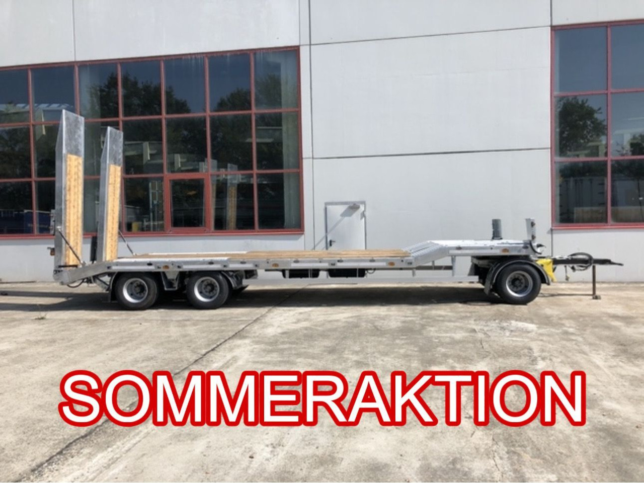 Möslein 3 Achs Tieflader- Anhänger, Luftgefedert, Verbr - Remolque góndola rebajadas: foto 1 Möslein 3 Achs Tieflader- Anhänger, Luftgefedert, Verbr - Remolque góndola rebajadas: foto 1