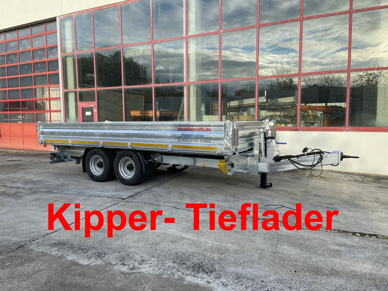 Möslein Kipper Tieflader, Breite Reifen, 5,70 m lang-- - Remolque volquete: foto 2 Möslein Kipper Tieflader, Breite Reifen, 5,70 m lang-- - Remolque volquete: foto 2