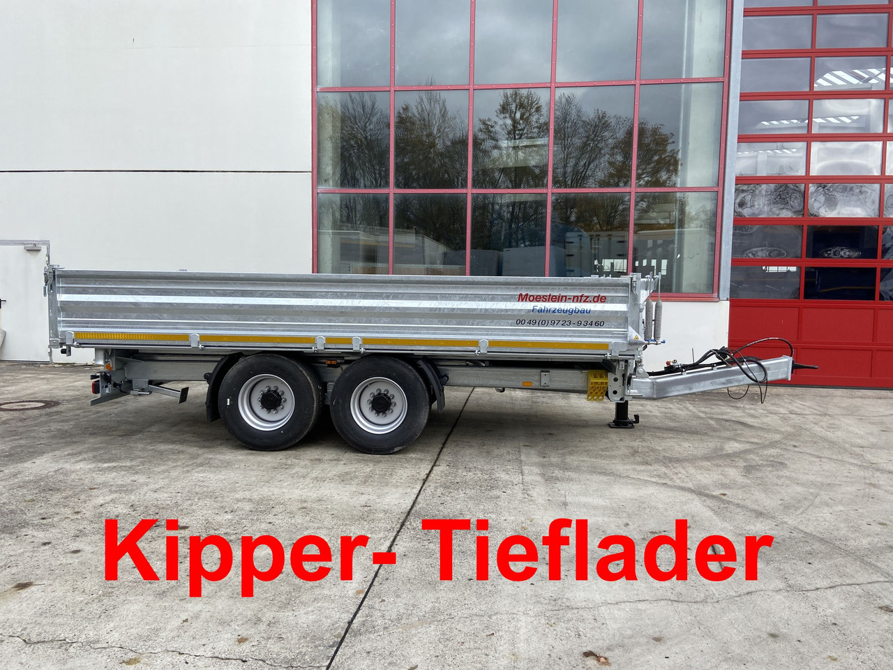 Möslein TTD 14 5,70 m 14 t Kipper Tieflader 5,70 m lang, Breite Reifen-- Neufahrzeug -- - Remolque volquete: foto 5 Möslein TTD 14 5,70 m 14 t Kipper Tieflader 5,70 m lang, Breite Reifen-- Neufahrzeug -- - Remolque volquete: foto 5