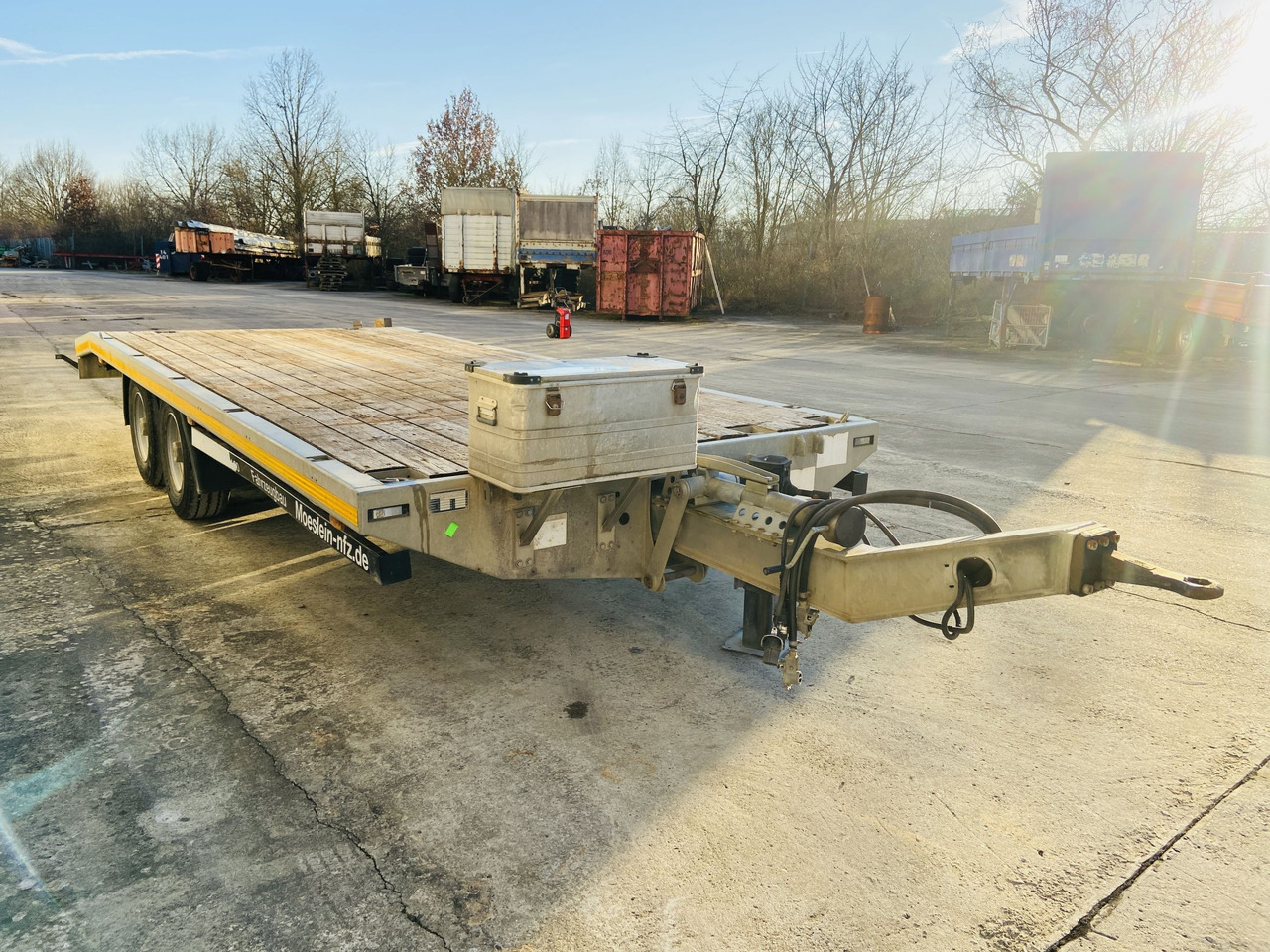 Remolque góndola rebajadas para transporte de equipos pesados Möslein TTS 11 Schwebheim Tandemtieflader: foto 7 Remolque góndola rebajadas para transporte de equipos pesados Möslein TTS 11 Schwebheim Tandemtieflader: foto 7