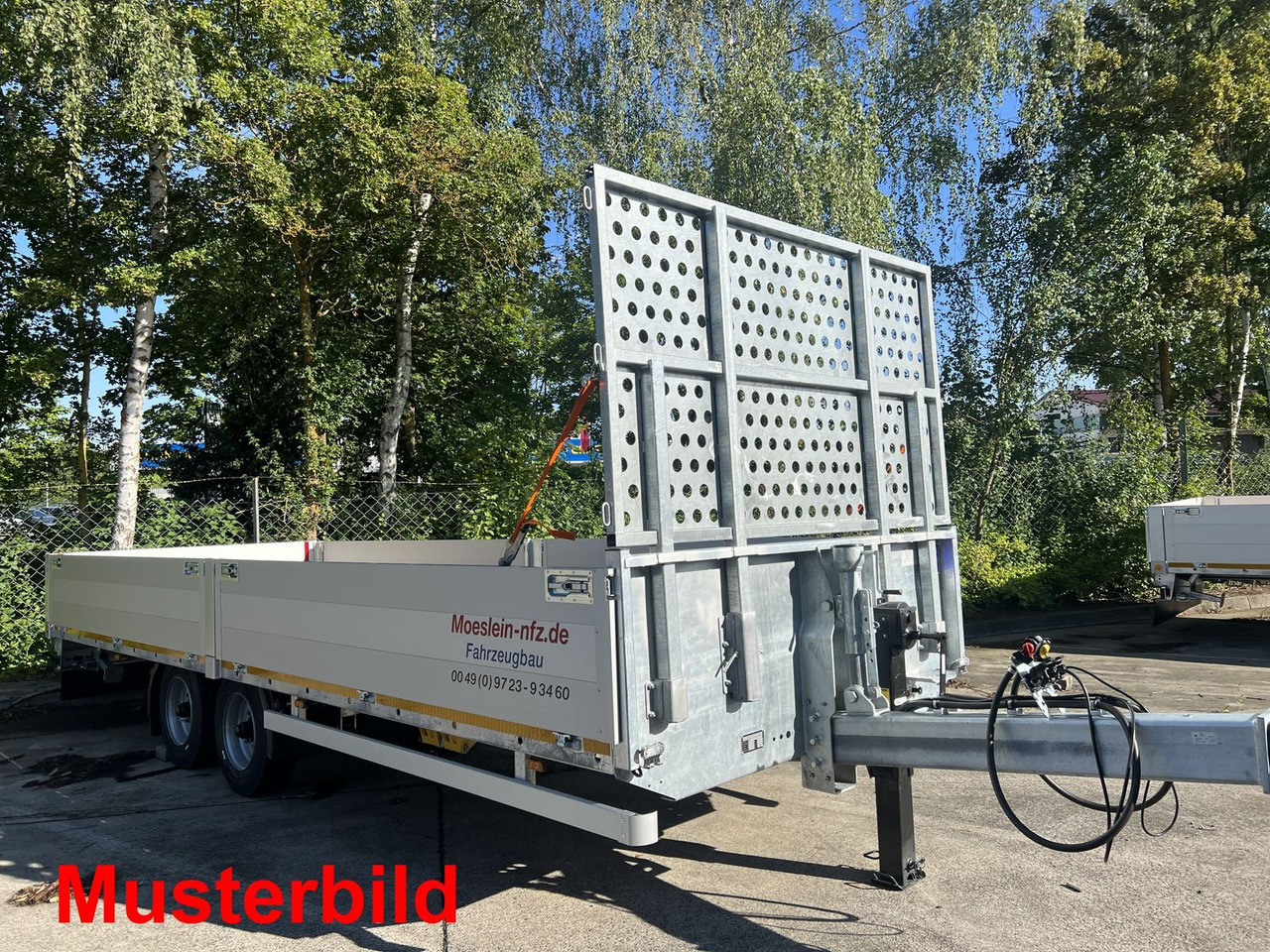 Remolque plataforma/ Caja abierta Möslein  Tandem- Pritschenanhänger- Tieflader: foto 16