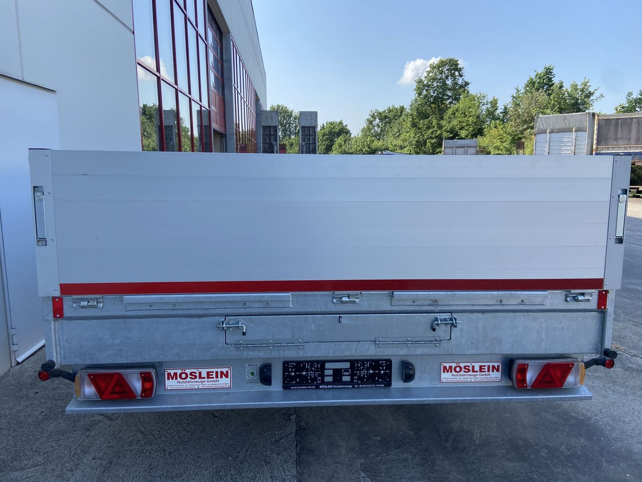 Remolque plataforma/ Caja abierta Möslein  Tandem- Pritschenanhänger, neuwertig: foto 7