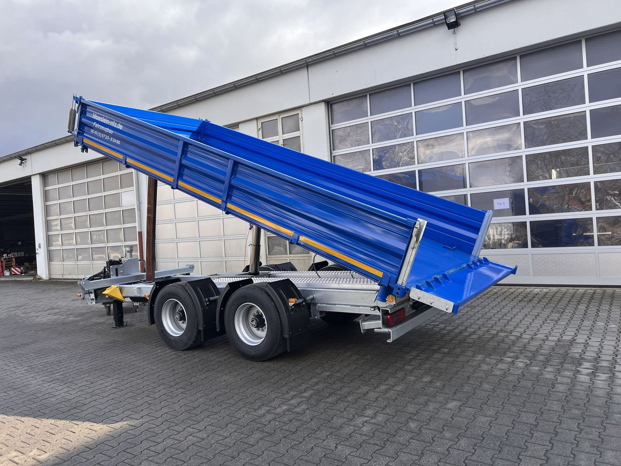 Möslein neuer 19 t Tandemkipper- Tieflader hydraulische - Remolque volquete: foto 1 Möslein neuer 19 t Tandemkipper- Tieflader hydraulische - Remolque volquete: foto 1