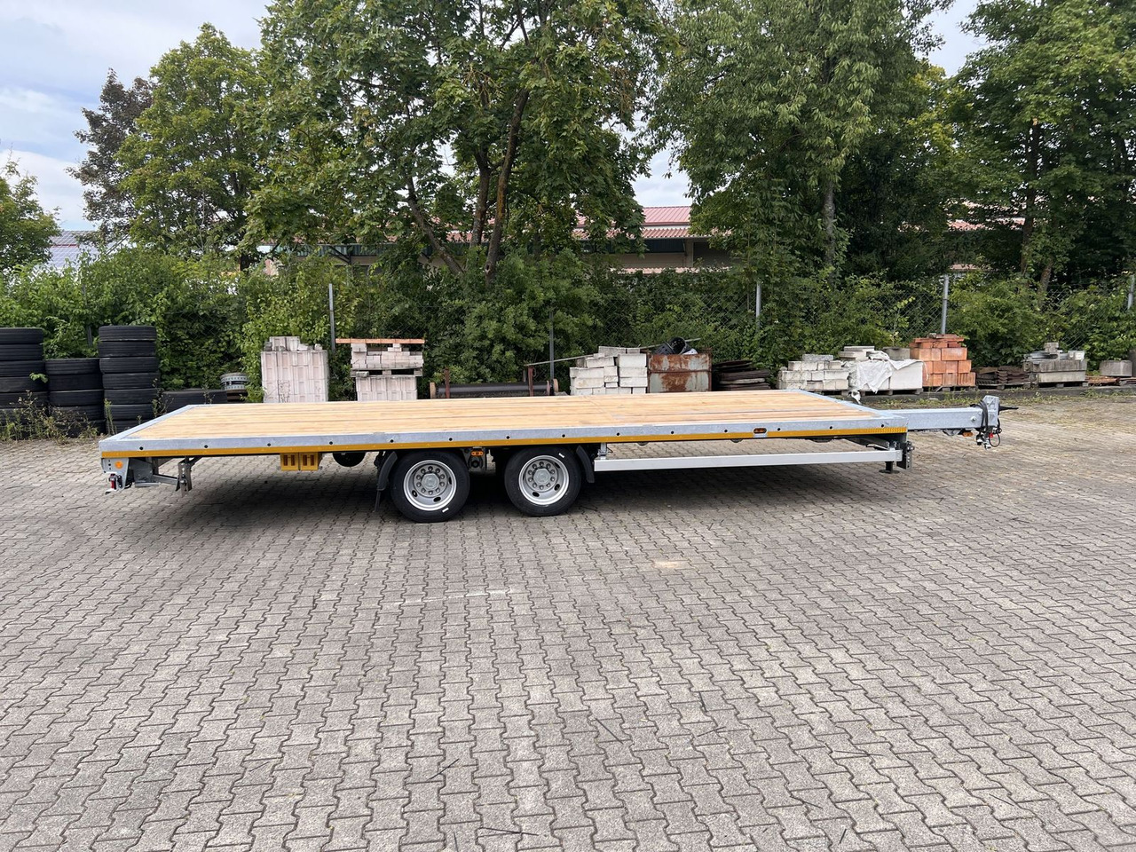Semirremolque Möslein  11,9 t Tandemanhänger- Tieflader, ausziehbar: foto 12