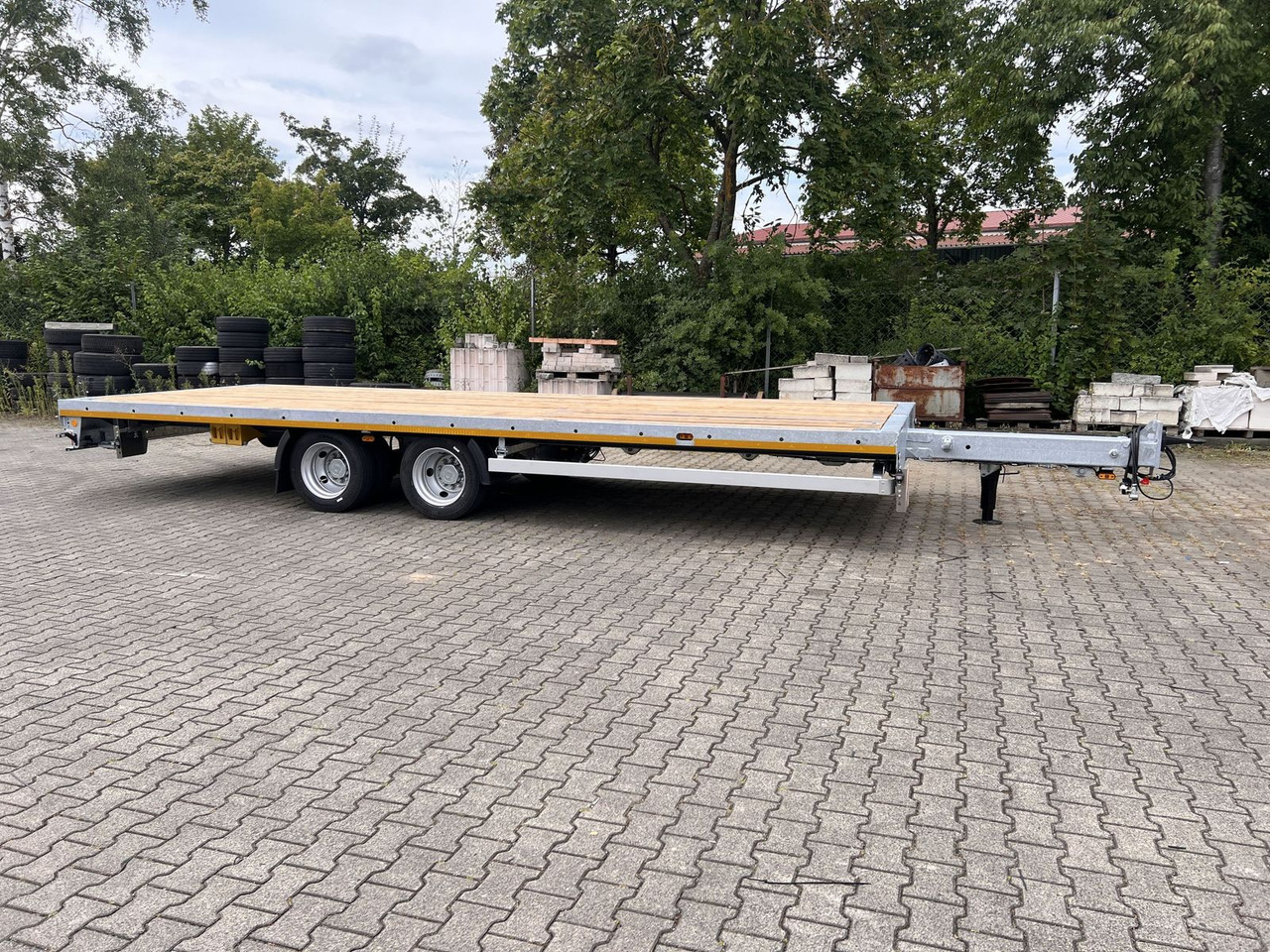 Semirremolque Möslein  11,9 t Tandemanhänger- Tieflader, ausziehbar: foto 11