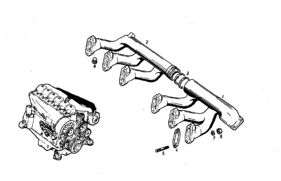 DEUTZ (COLECTOR DE ESCAPE) - Motor y piezas para Maquinaria de construcción: foto 1 DEUTZ (COLECTOR DE ESCAPE) - Motor y piezas para Maquinaria de construcción: foto 1