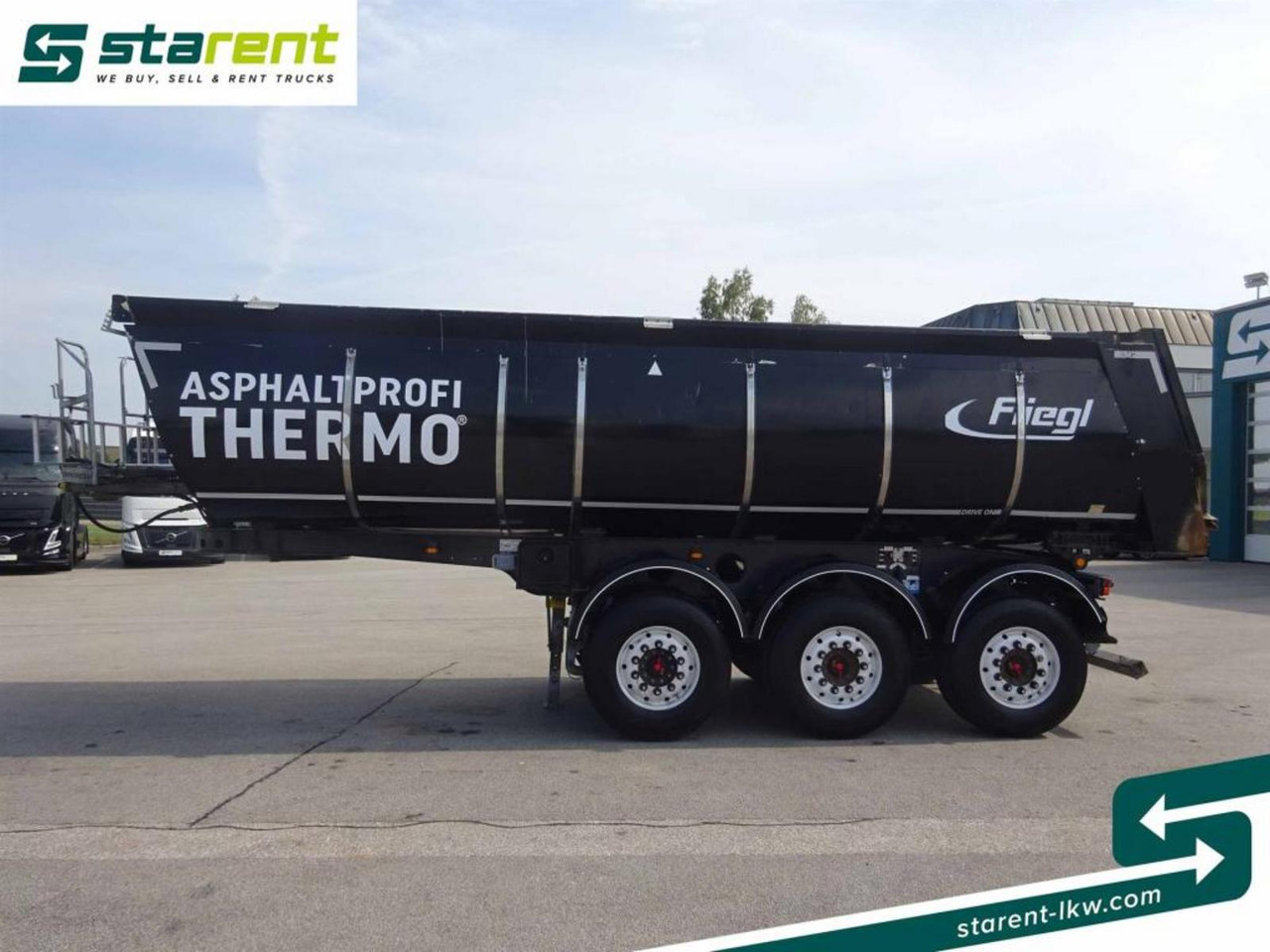 Semirremolque volquete Fliegl 3-Achs Thermomulde 25m³ Liftachse SAF ALCOA: foto 8