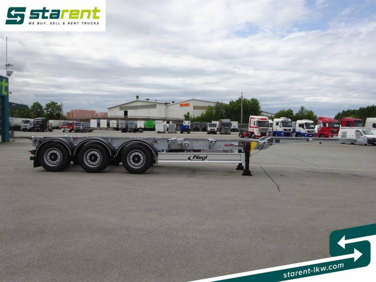 Fliegl Containerchassis ADR, 1x20/2x20/1x30/1x40/1x45 - Semirremolque portacontenedore/ Intercambiable: foto 4 Fliegl Containerchassis ADR, 1x20/2x20/1x30/1x40/1x45 - Semirremolque portacontenedore/ Intercambiable: foto 4