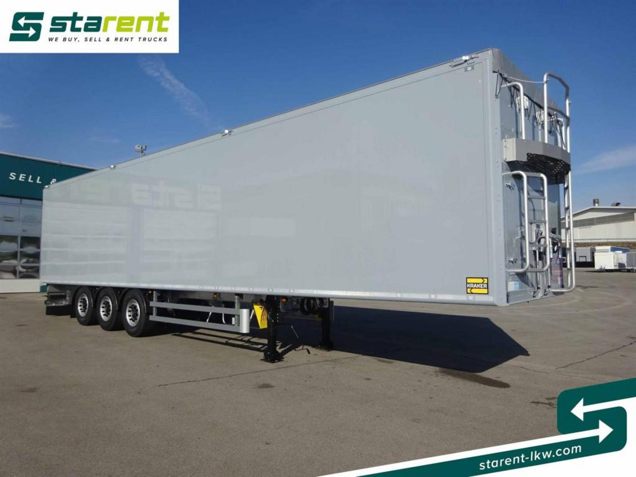 Kraker 8mm 92m³ BPW-Achsen Funk. Verzinkt Liftachse - Semirremolque piso movil: foto 3 Kraker 8mm 92m³ BPW-Achsen Funk. Verzinkt Liftachse - Semirremolque piso movil: foto 3