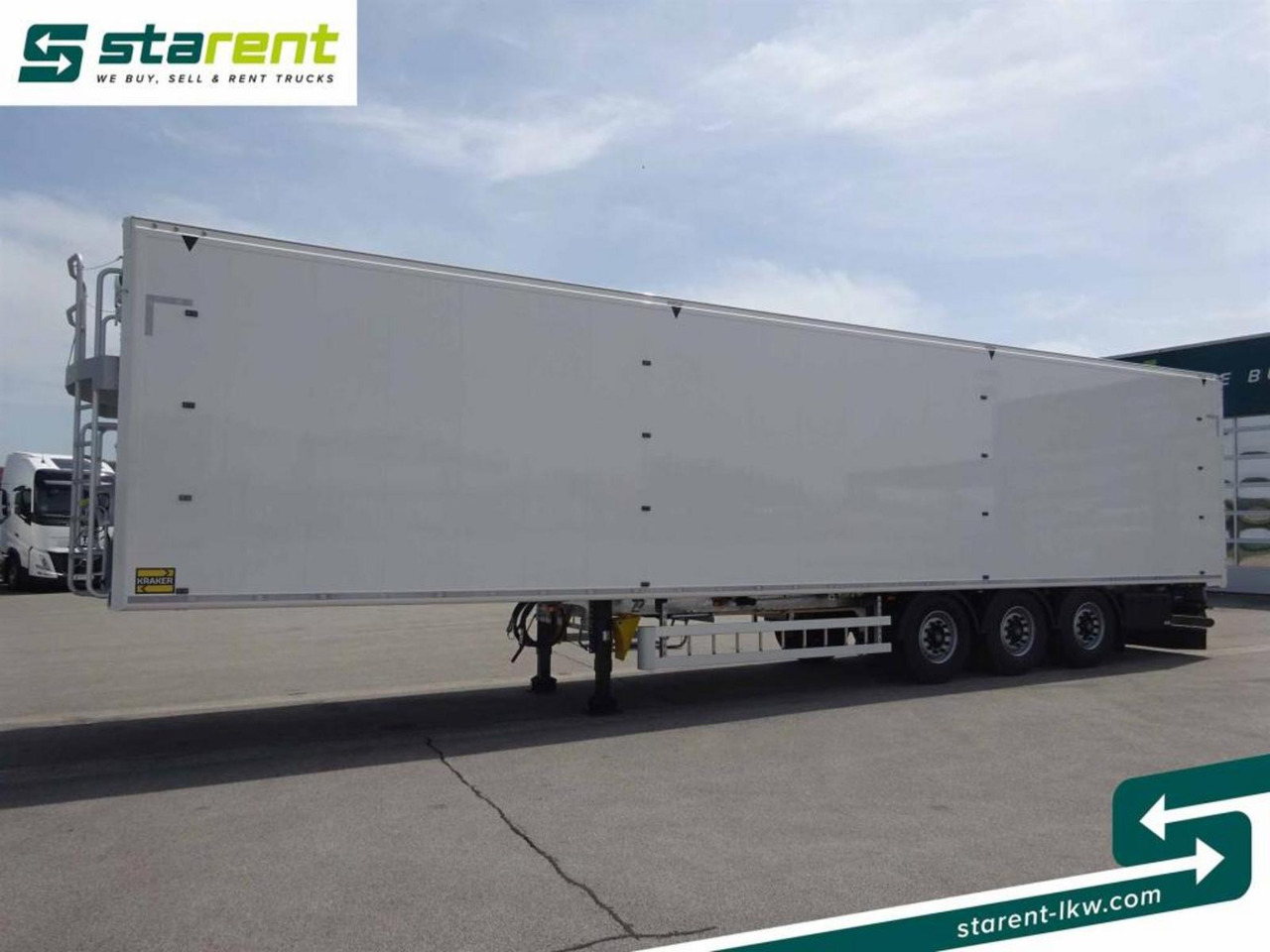 Kraker 8mm 92m³ BPW-Achsen Funk. Verzinkt Liftachse - Semirremolque piso movil: foto 1 Kraker 8mm 92m³ BPW-Achsen Funk. Verzinkt Liftachse - Semirremolque piso movil: foto 1