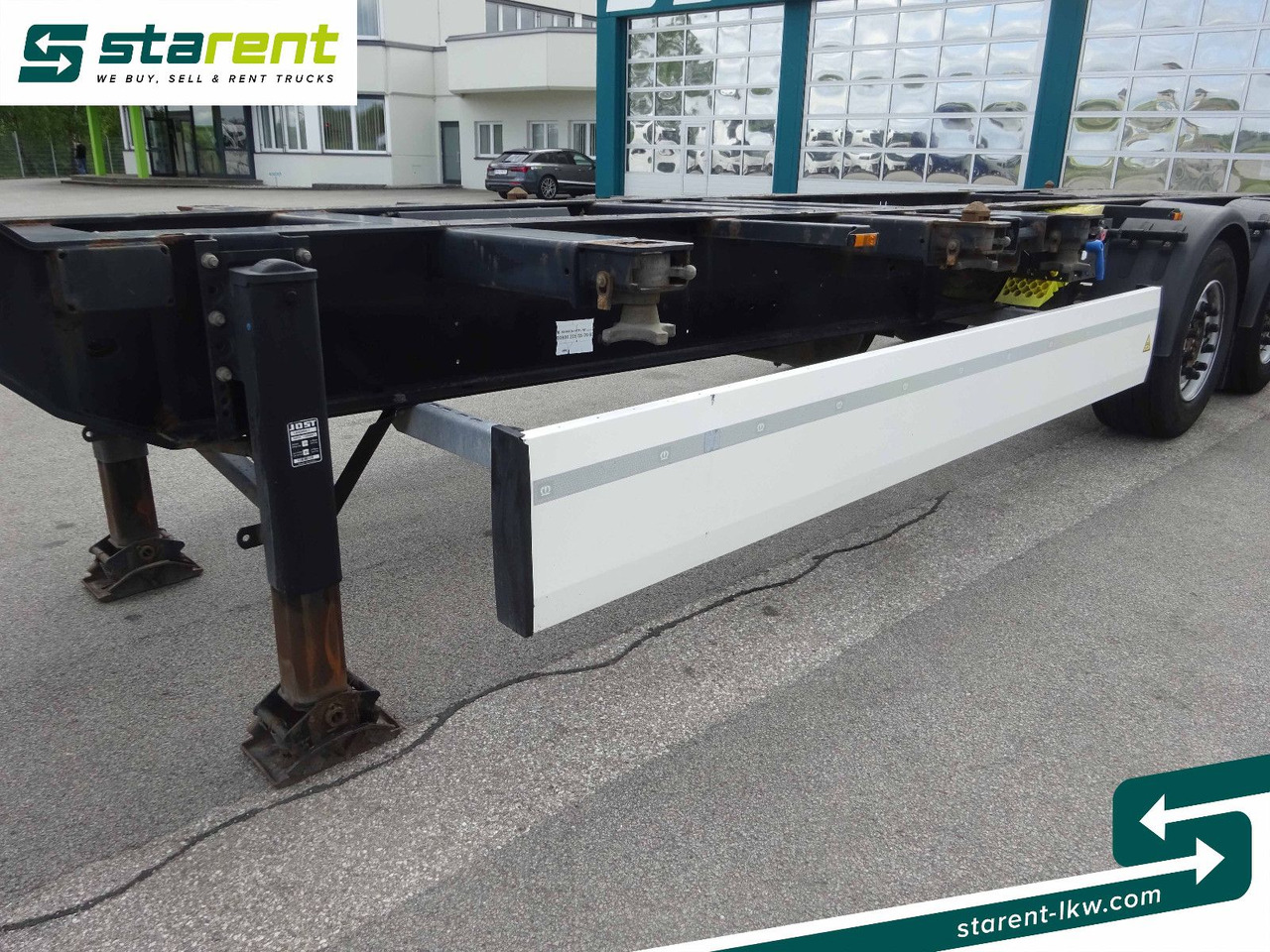 Semirremolque portacontenedore/ Intercambiable Krone Containerchassis 1x20/2x20/1x40/1x45, Liftachse: foto 9