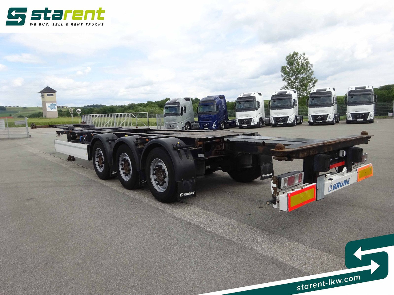 Semirremolque portacontenedore/ Intercambiable Krone Containerchassis 1x20/2x20/1x40/1x45, Liftachse: foto 18