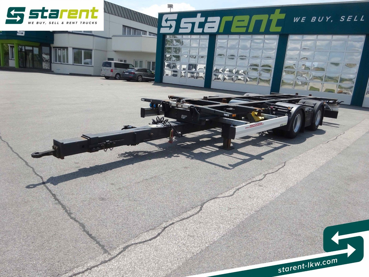Krone Jumbotandemlafette, BDF, TÜV NEU - Remolque portacontenedore/ Intercambiable: foto 1 Krone Jumbotandemlafette, BDF, TÜV NEU - Remolque portacontenedore/ Intercambiable: foto 1