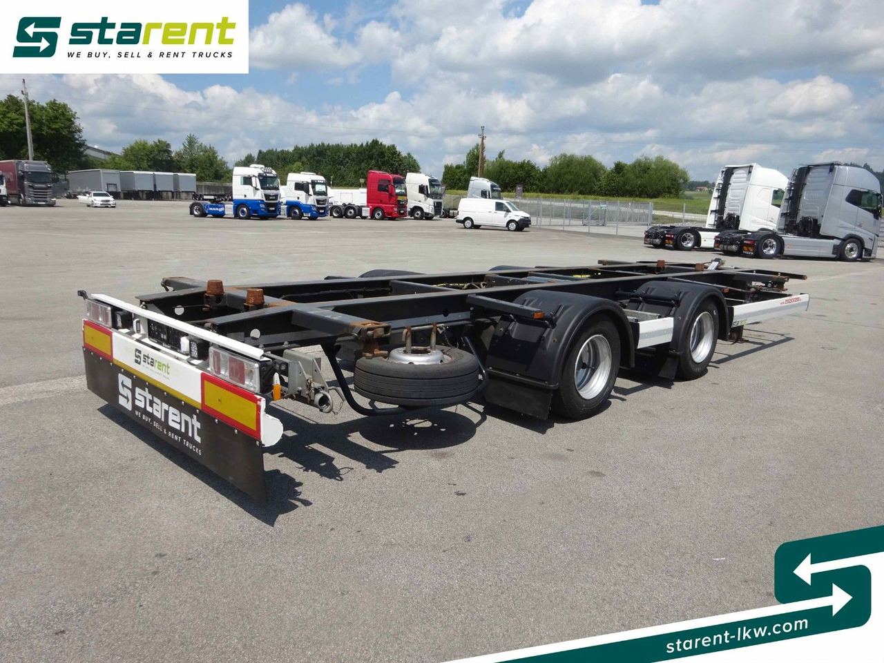 Krone Jumbotandemlafette, BDF, TÜV NEU - Remolque portacontenedore/ Intercambiable: foto 5 Krone Jumbotandemlafette, BDF, TÜV NEU - Remolque portacontenedore/ Intercambiable: foto 5