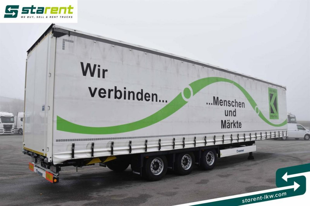 Krone Megatrailer Hubdach Liftachse Palettenanschlagl. - Semirremolque lona: foto 5 Krone Megatrailer Hubdach Liftachse Palettenanschlagl. - Semirremolque lona: foto 5