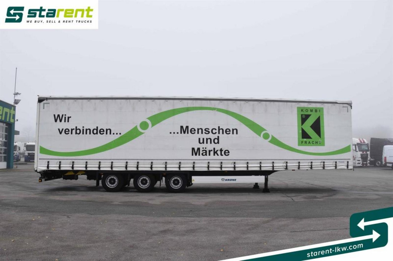 Krone Megatrailer Hubdach Liftachse Palettenanschlagl. - Semirremolque lona: foto 4 Krone Megatrailer Hubdach Liftachse Palettenanschlagl. - Semirremolque lona: foto 4