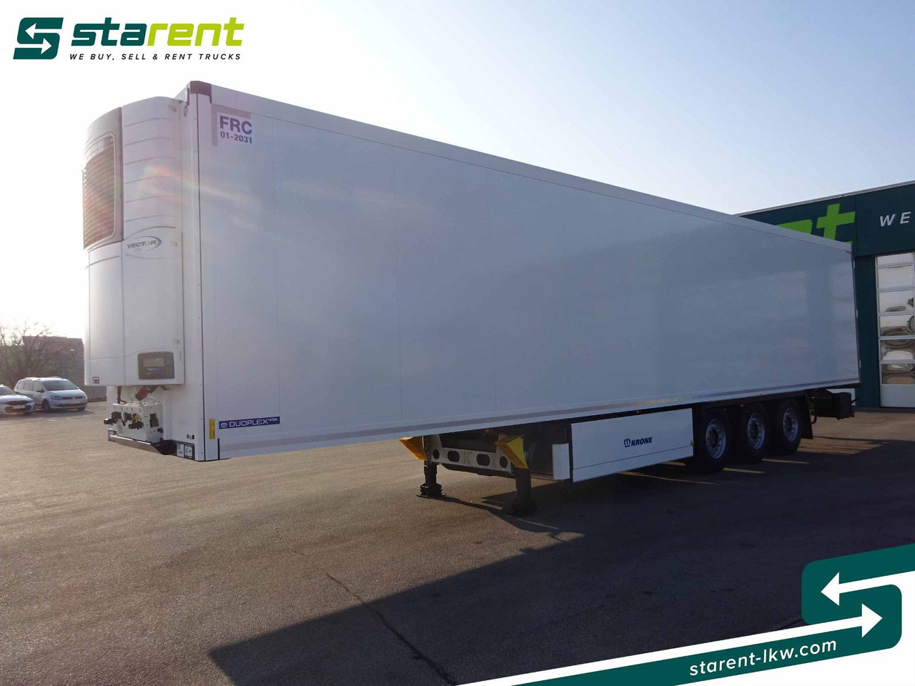 Krone Thermotrailer Carrier Vector 1550, Zurrleisten - Semirremolque frigorífico: foto 1 Krone Thermotrailer Carrier Vector 1550, Zurrleisten - Semirremolque frigorífico: foto 1