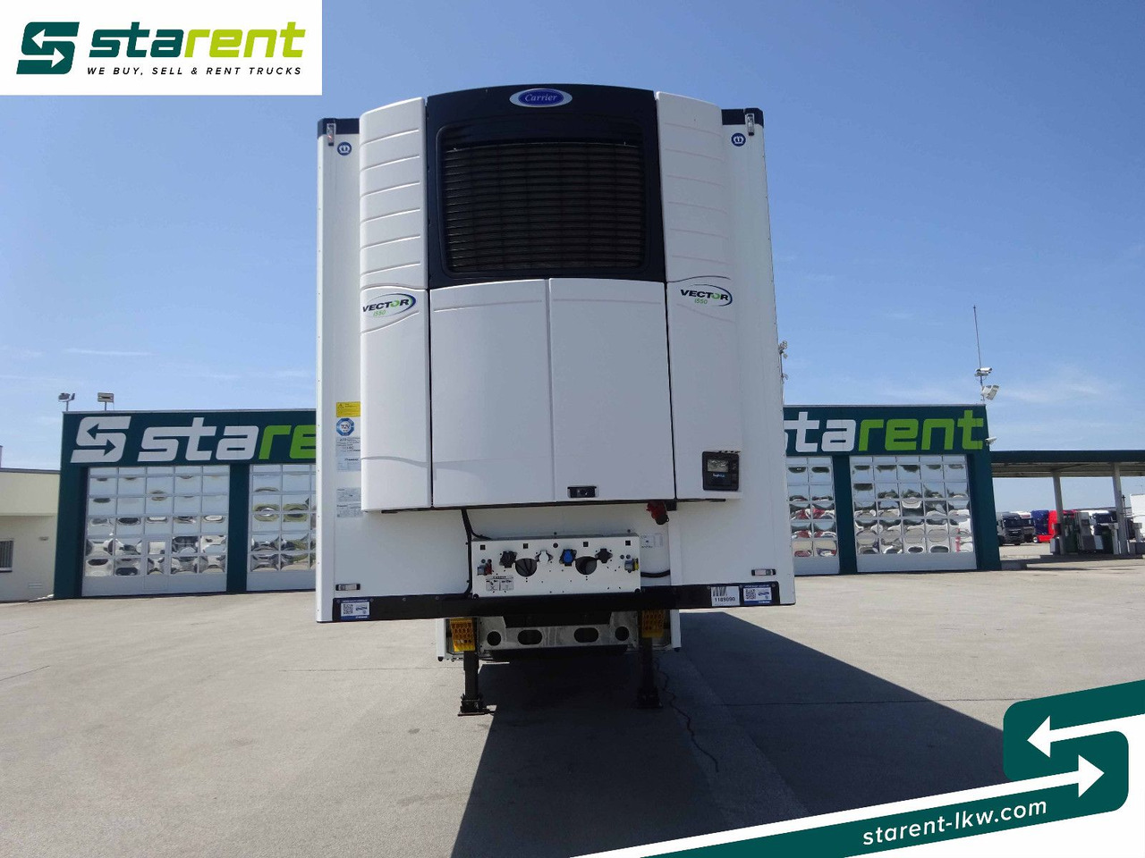 Krone Thermotrailer Carrier Vector 1550, Zurrleisten - Semirremolque frigorífico: foto 2 Krone Thermotrailer Carrier Vector 1550, Zurrleisten - Semirremolque frigorífico: foto 2
