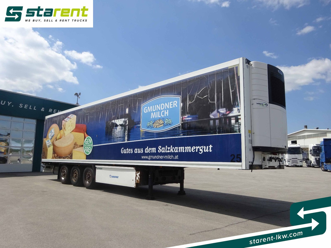 Krone Thermotrailer, Carrier Vector 1950 MT°, 3 Zonen - Semirremolque frigorífico: foto 3 Krone Thermotrailer, Carrier Vector 1950 MT°, 3 Zonen - Semirremolque frigorífico: foto 3