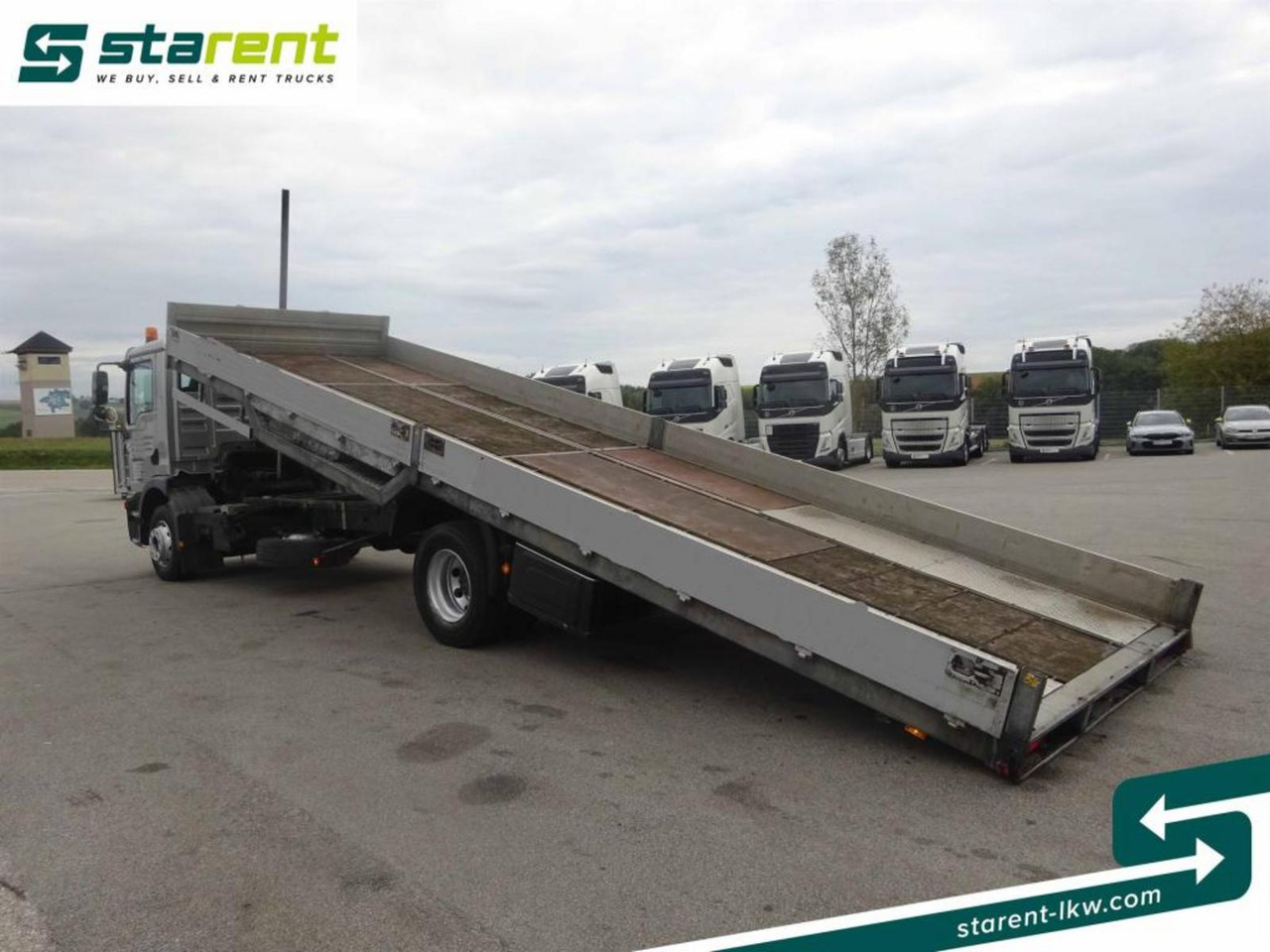 MAN TGM 12.280, Fahrzeugtransporter, kippbar - Camión portavehículos: foto 5 MAN TGM 12.280, Fahrzeugtransporter, kippbar - Camión portavehículos: foto 5