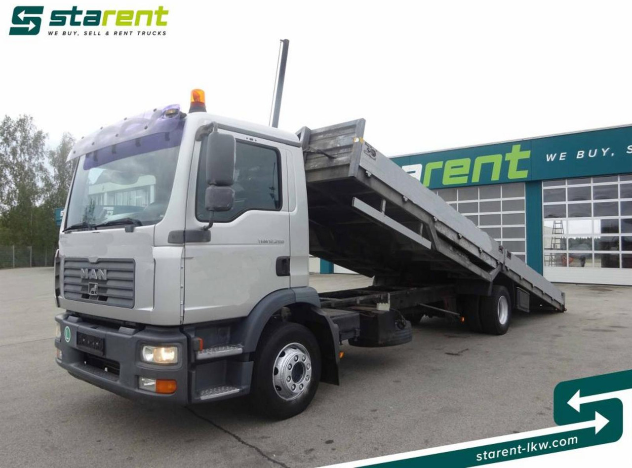 MAN TGM 12.280, Fahrzeugtransporter, kippbar - Camión portavehículos: foto 1 MAN TGM 12.280, Fahrzeugtransporter, kippbar - Camión portavehículos: foto 1