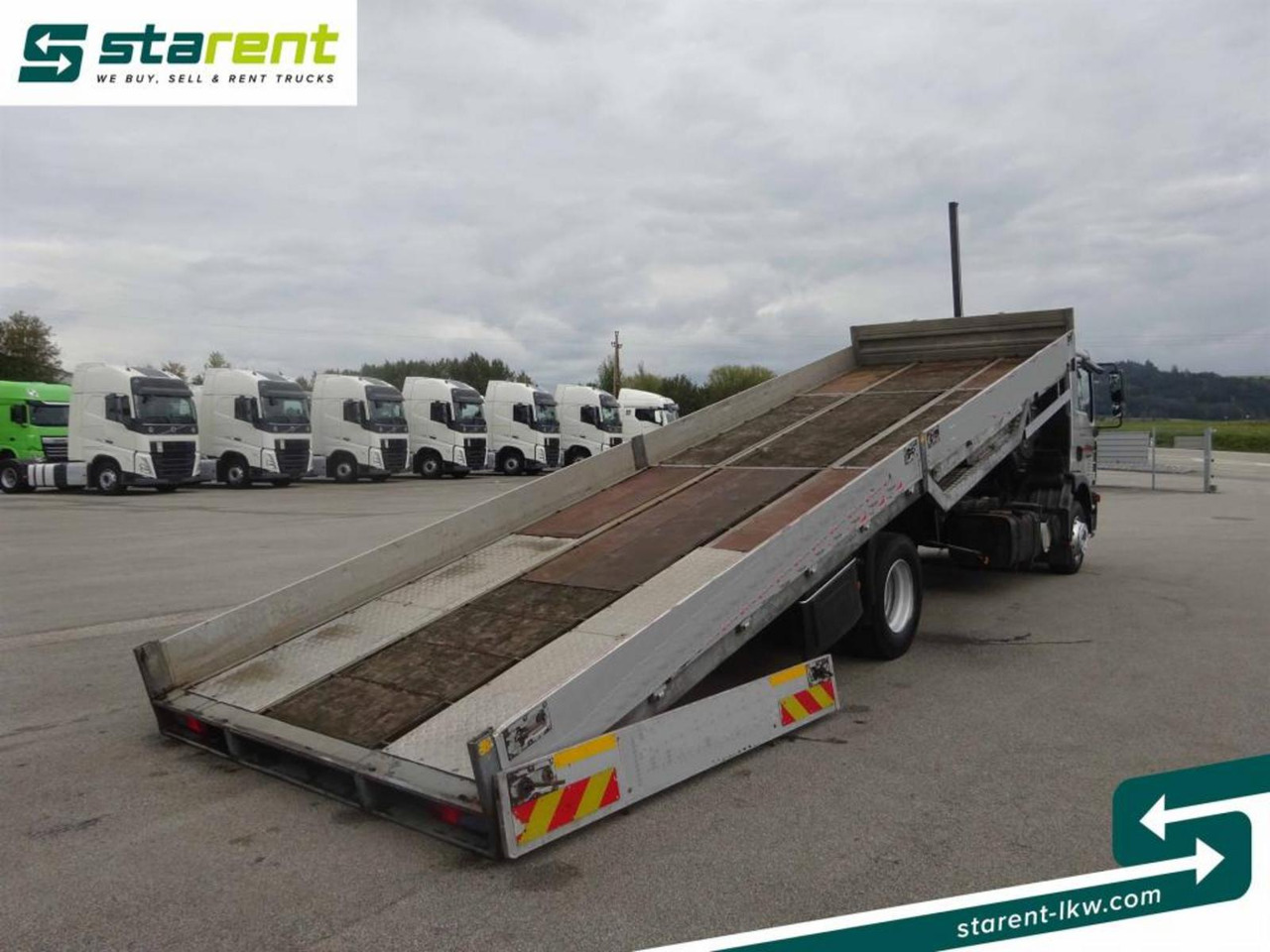 MAN TGM 12.280, Fahrzeugtransporter, kippbar - Camión portavehículos: foto 3 MAN TGM 12.280, Fahrzeugtransporter, kippbar - Camión portavehículos: foto 3