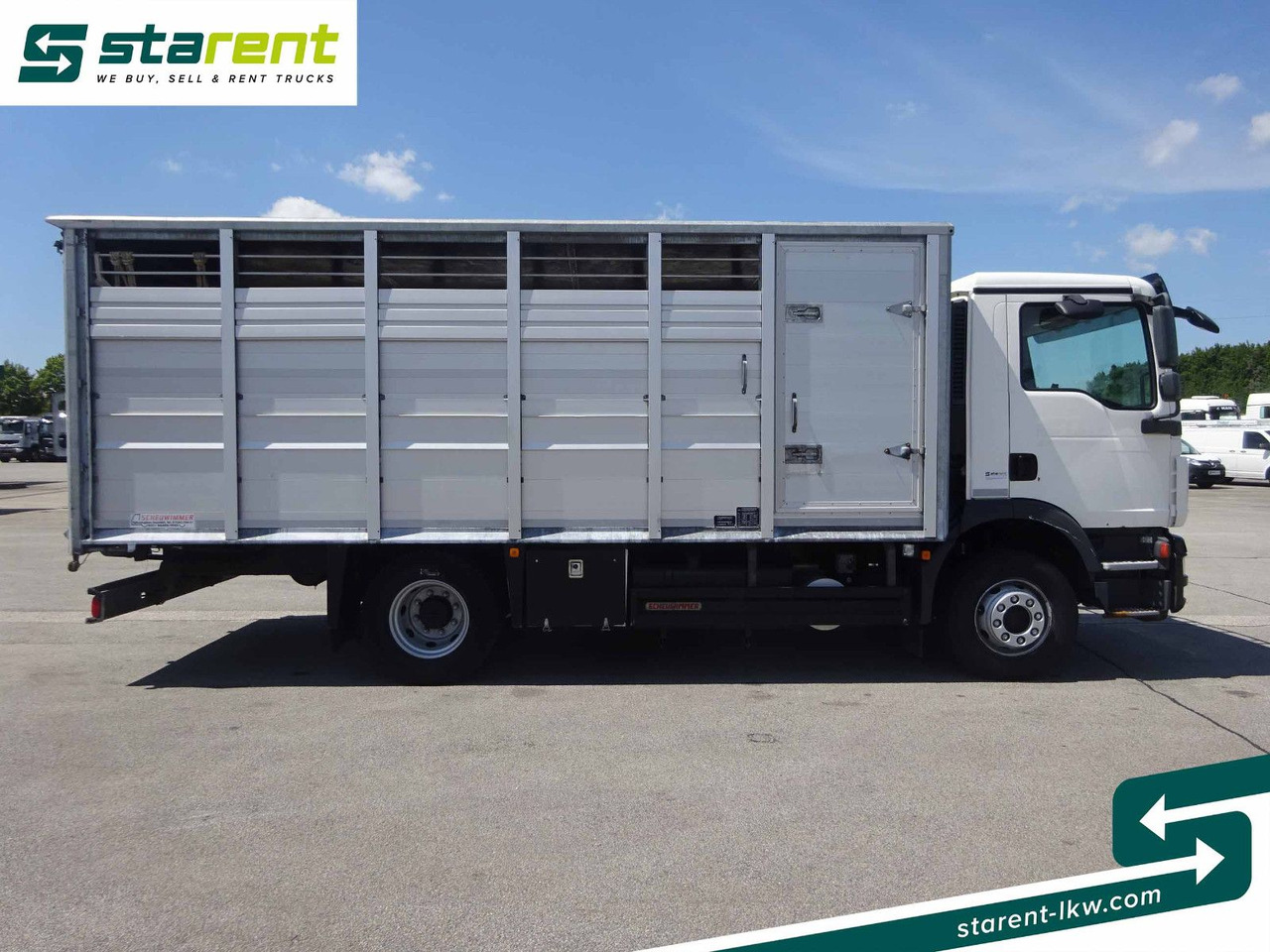 MAN TGM 15.290 Viehtransporter, Scheuwimmer Aufbau - Camión para caballos: foto 4 MAN TGM 15.290 Viehtransporter, Scheuwimmer Aufbau - Camión para caballos: foto 4