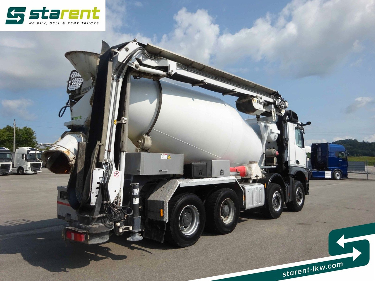 Mercedes-Benz Arocs 3748 8x4 Liebherr Betonmischer + Förderb. - Camión hormigonera: foto 5 Mercedes-Benz Arocs 3748 8x4 Liebherr Betonmischer + Förderb. - Camión hormigonera: foto 5
