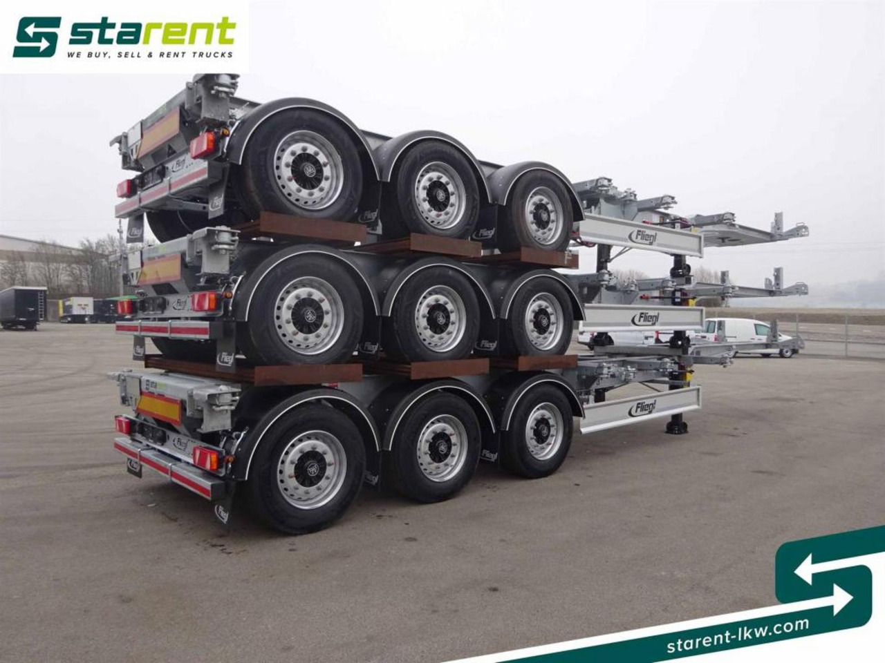 Fliegl Containerchassis ADR 1x20/2x20/1x30/1x40/1x45 - Otros maquinaria: foto 5 Fliegl Containerchassis ADR 1x20/2x20/1x30/1x40/1x45 - Otros maquinaria: foto 5
