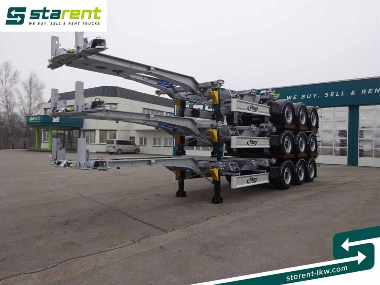 Fliegl Containerchassis ADR 1x20/2x20/1x30/1x40/1x45 - Otros maquinaria: foto 1 Fliegl Containerchassis ADR 1x20/2x20/1x30/1x40/1x45 - Otros maquinaria: foto 1