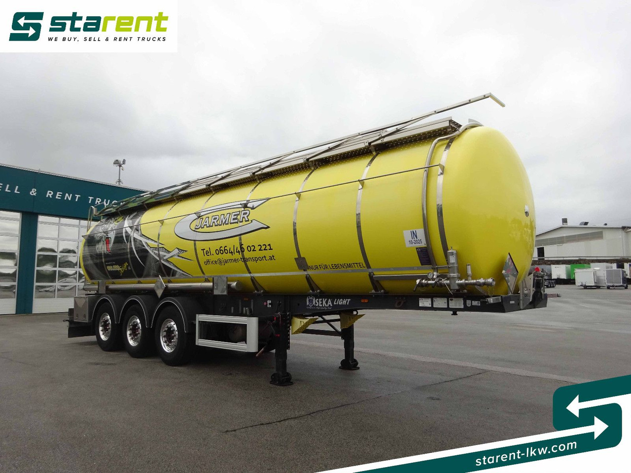 SEKA Lebensmitteltank, ADR, 33.000L, Liftachse - Semirremolque cisterna: foto 3 SEKA Lebensmitteltank, ADR, 33.000L, Liftachse - Semirremolque cisterna: foto 3