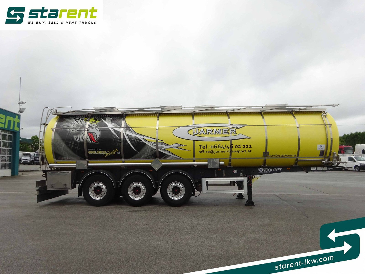 SEKA Lebensmitteltank, ADR, 33.000L, Liftachse - Semirremolque cisterna: foto 4 SEKA Lebensmitteltank, ADR, 33.000L, Liftachse - Semirremolque cisterna: foto 4