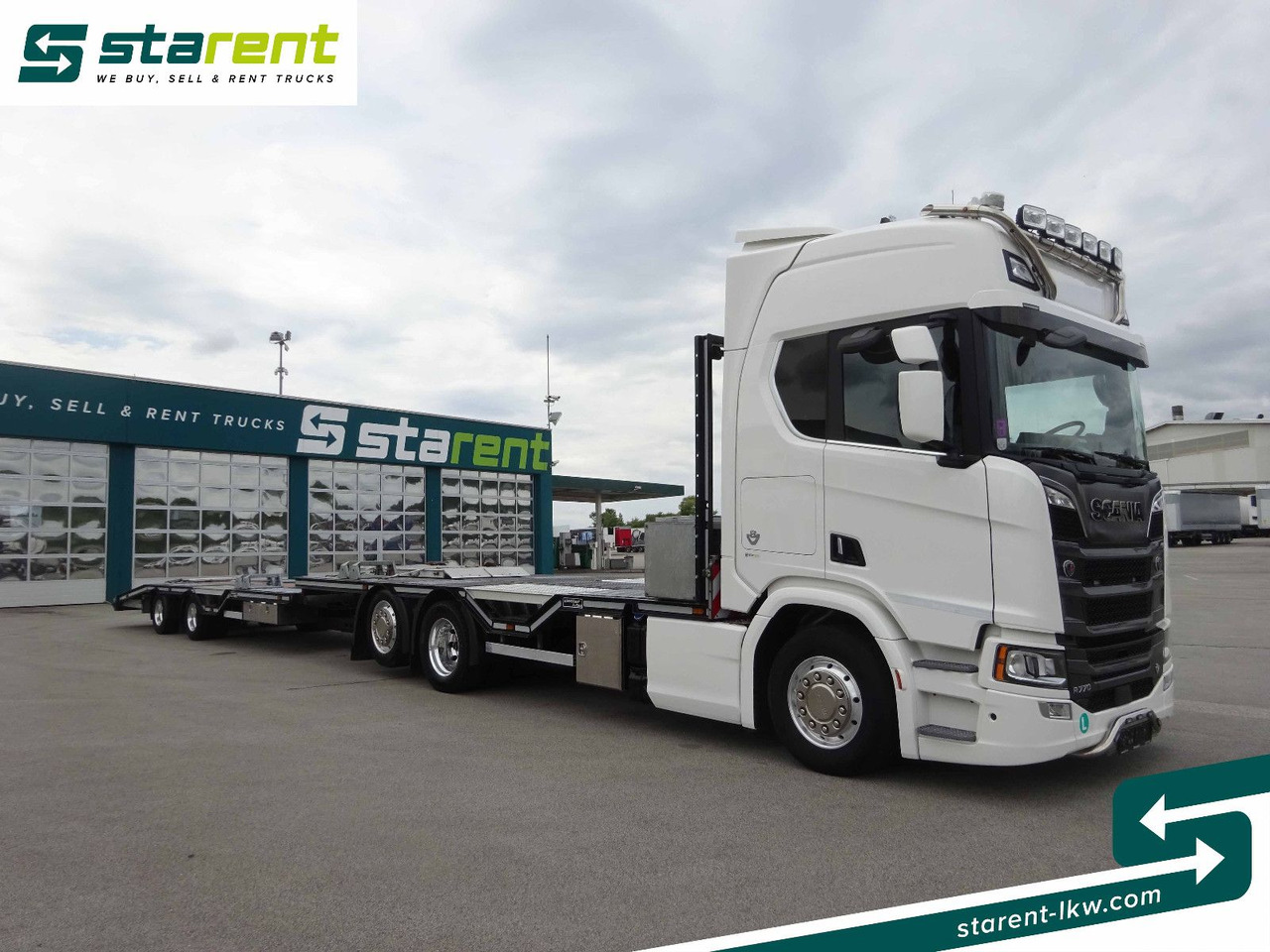 Scania R770 V8 Fahrzeugtransporter + Ziegler Anhänger - Camión portavehículos: foto 3 Scania R770 V8 Fahrzeugtransporter + Ziegler Anhänger - Camión portavehículos: foto 3