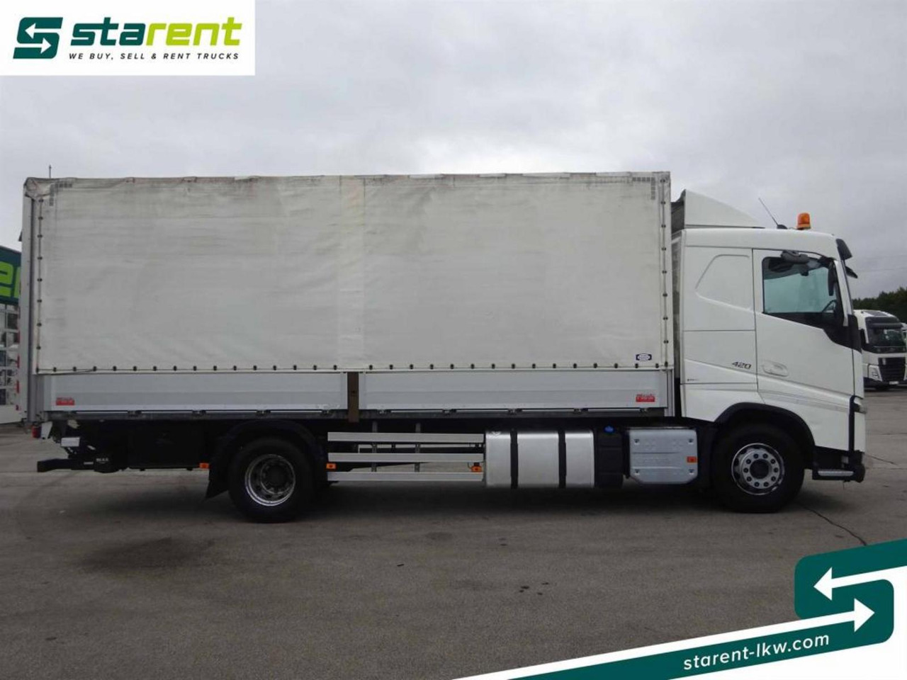 Volvo FH 420 Planenaufbau LBW 2000Kg Kamera Bett - Camión lona: foto 4 Volvo FH 420 Planenaufbau LBW 2000Kg Kamera Bett - Camión lona: foto 4